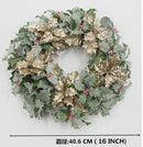 Coroncina con pungitopo oro cm Ø26/40