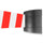 Tendinastro da Parete 5 metri 9,5x14,5x9,2 cm Nastro Bianco/Rosso
