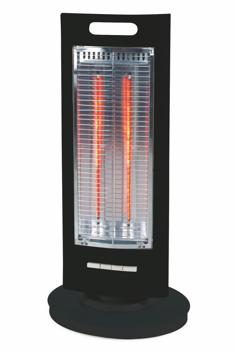 Stufa al Carbonio 1200W 2 Elementi Kooper Marrakech Nero