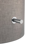 Piantana da Interno  E27 in Metallo Nickel Opaco