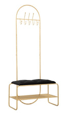 Panca Appendiabiti 80x38,5x180 cm in Ferro