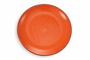 Set 6 Piatti Piani Ø27,5x3 cm in Gres Villa d'Este Home Tivoli New Baita Arancioni