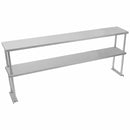 Ripiano per Tavolo da Cucina Ristorante Pizzeria 180x75x30 cm con Mensola in Acciaio