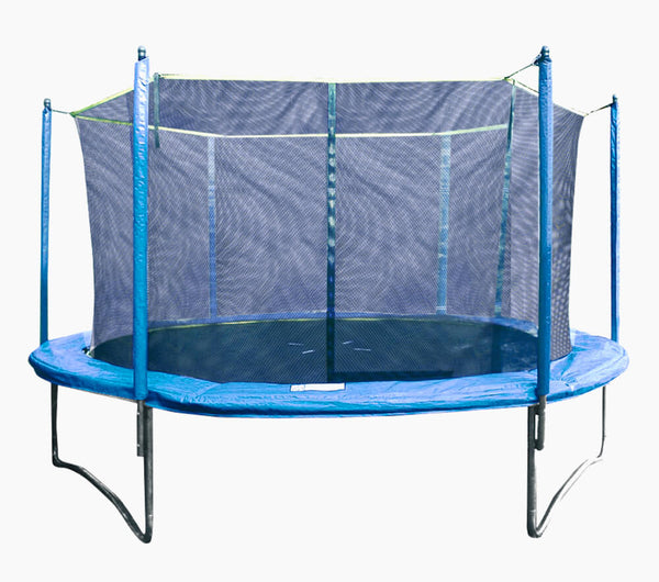 acquista Trampolino Tappeto Elastico per Esterno con Rete di Protezione Diametro 427Cm Garlando Combi Xxl