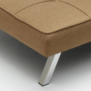 Divano Letto 175x83x74 cm in Tessuto Beige
