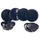 Servizio Piatti 12 Pezzi in New Bon China VdE Tivoli 1996  Luxury Blue