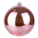 Set 9 Palle di Natale Ø10 cm in Plastica Rosa