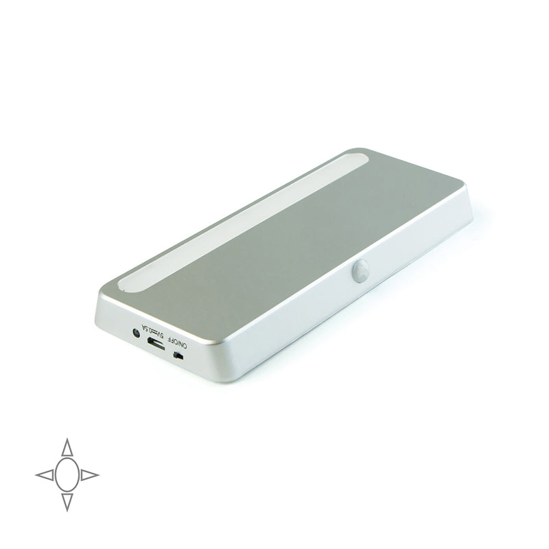 Lampada LED a Batteria Ricaricabile Sotto Pensile con Sensore di Movimento 1W Luce Bianca Naturale Emuca