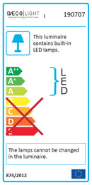 Lume Led 15W 1640lm 4500K Cromo E-Energy Nodo