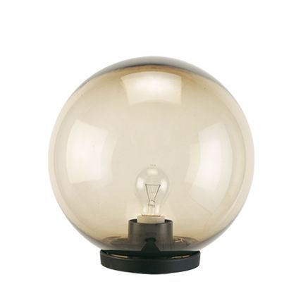 online Lampada Testa Palo a Sfera Fume Diametro 25Cm Colore Nero per Esterno Linea Globo Sovil