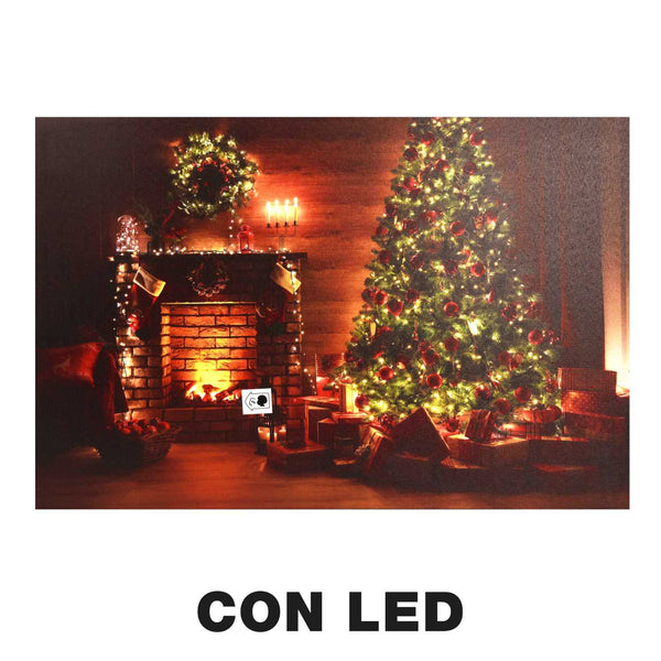 online Quadro con led legno multicolor rettangolare cm 60x40xh1,8