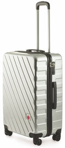 Set 2 Valigie Trolley Rigide in Policarbonato 4 Ruote TSA Soriani Silver