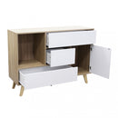 Mobile Emory 119x39,5x85,6 h cm in Truciolare bilaminato Bianco