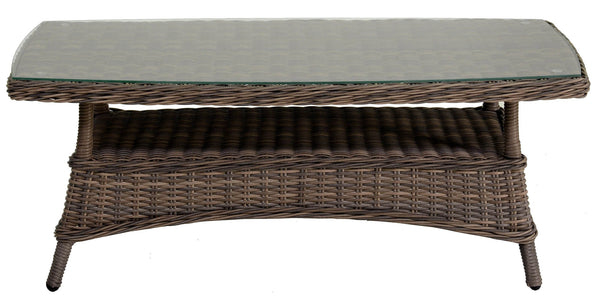 sconto Set da Giardino Divano 2 Poltrone e Tavolino in Polyrattan Baltimora Grigio