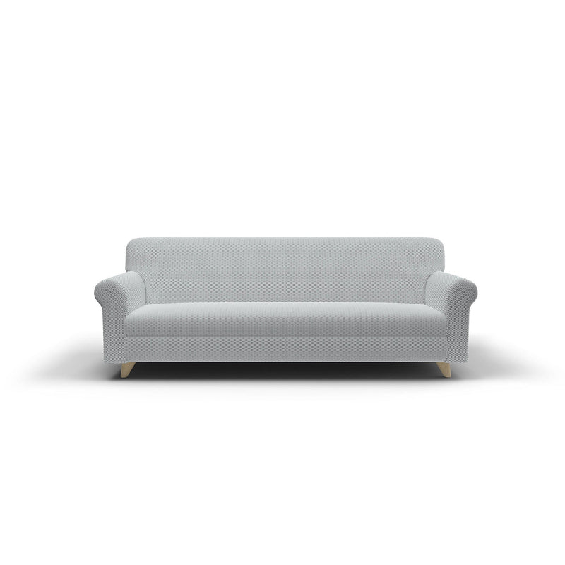 Copridivano Elasticizzato in Poliestere e Cotone Fashionable Grigio Chiaro