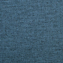 Panca Fondo Letto 120x50x44 cm con Vano Contenitore in Tessuto Blu
