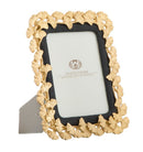 Cornice Glam Gink 24,5x2x29 cm in Poliresina e Vetro Oro e Nero