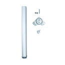 Gambe Regolabili per Tavolo Fitwid H 710 Anodizzato Opaco Alluminio Emuca