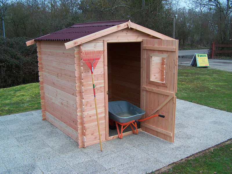 Casetta Box da Giardino 2x2 m Senza Pavimento in Legno Douglas 20mm Dalia