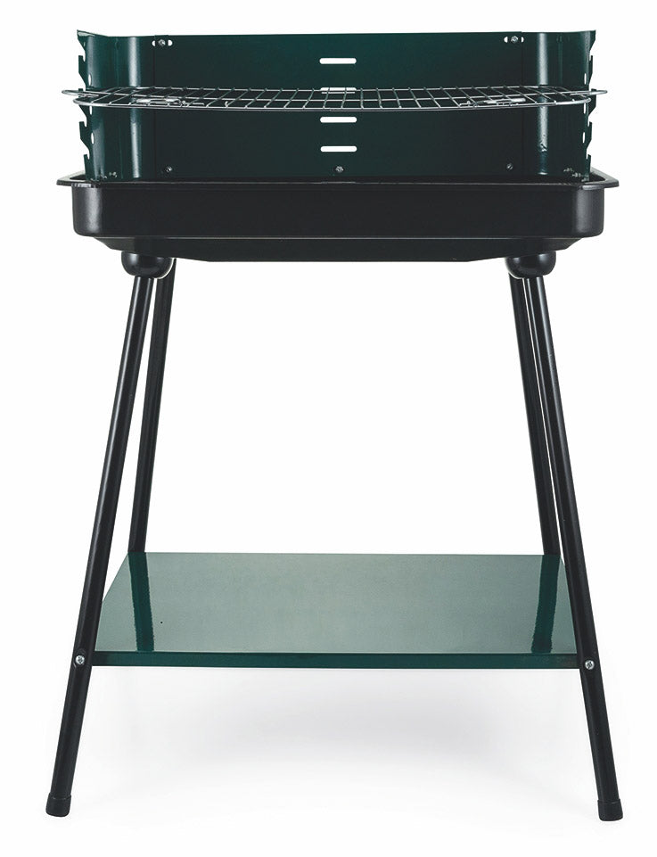 Barbecue a Carbone Carbonella Rettangolare 58x38 cm Soriani Sun-day Verde