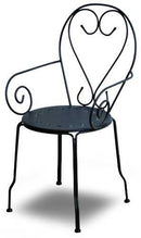 Sedia da Giardino 49x48xh90 cm in Metallo New Old Antracite