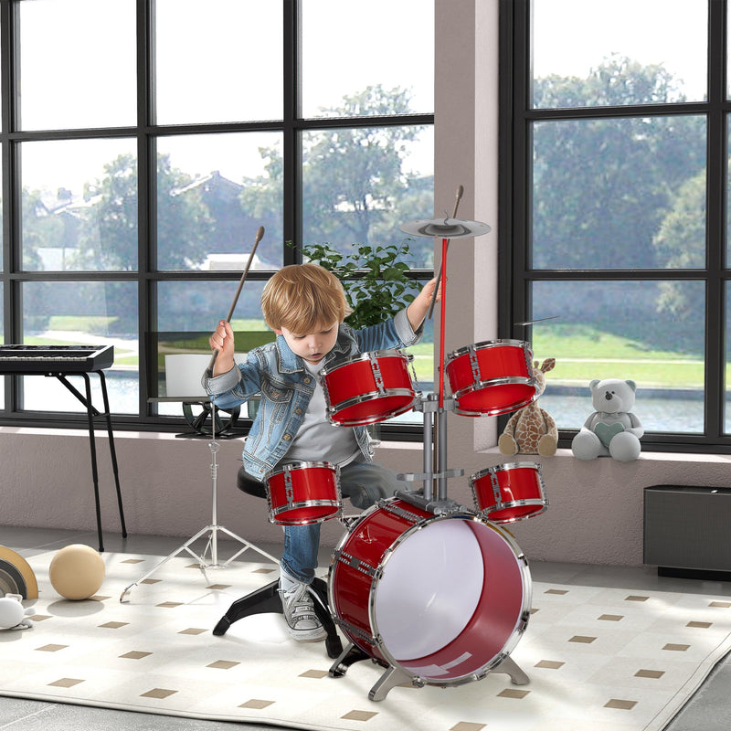 Batteria Acustica red per bambini completa | Musical Store 2005