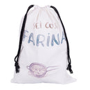 Sacchetto Farina 40x30 cm in Cotone VdE Tivoli 1996 Le Travisate Bianco