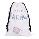 Sacchetto Farina 40x30 cm in Cotone VdE Tivoli 1996 Le Travisate Bianco