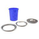 Pattumiera da Incasso Recycle per Piano Cucina Litri Acciaio Inossidabile Emuca