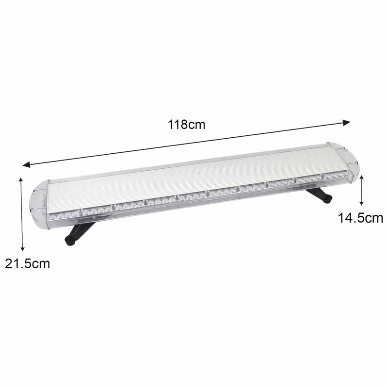 Lampeggiante per Auto Veicoli 120 cm 12V con 88 luci LED