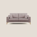 Divano 3 Posti 206x95x91 cm in Tessuto Rosa