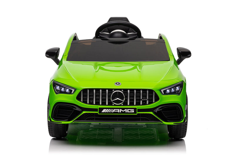 Macchina Elettrica per Bambini 12V con Licenza Mercedes CLA45 AMG Verde 