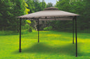 Gazebo da Giardino in Metallo 3x3m Soriani Salinas Ecrù