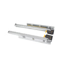 Guide Cassetto con Estrazione Soft 490 mm in Acciaio Emuca Bianco
