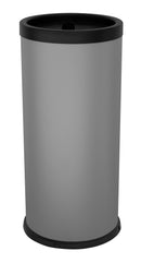 Posacenere da Terra Ø31xh72 cm In Acciaio Verniciato Griglia Spegni Sigaretta Grigio