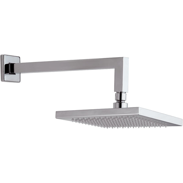 prezzo Soffione Doccia Quadrato 20x20cm in ABS con Braccio a Parete Mariani Cromato