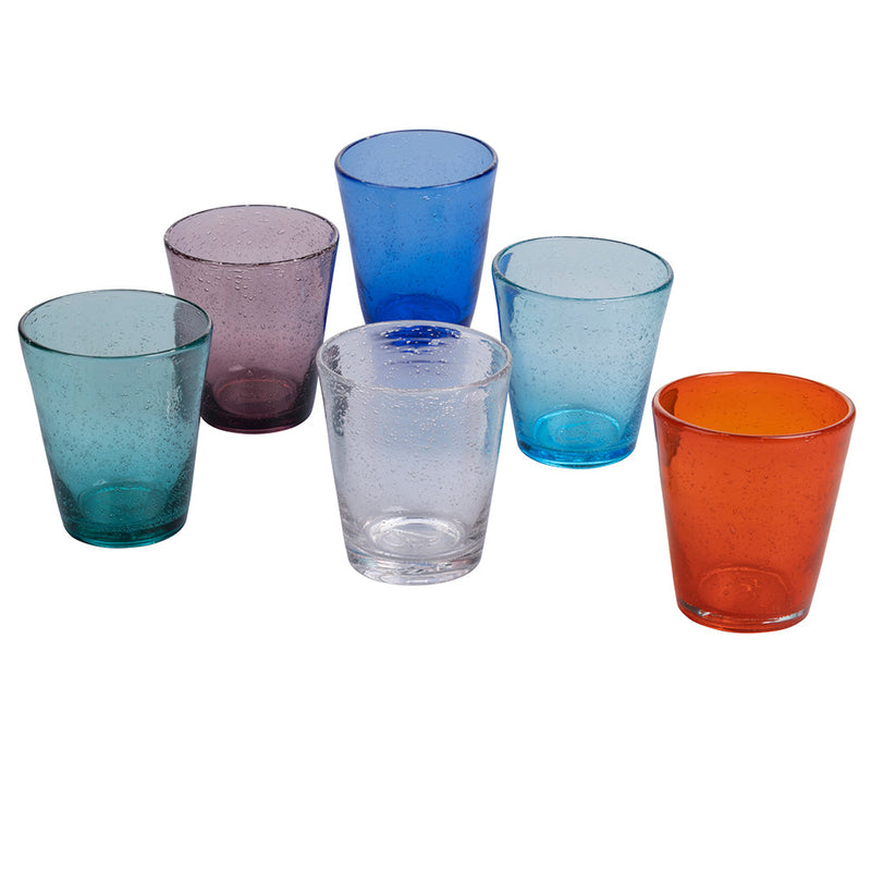 Confezione di 6 bicchieri per l'acqua Modello Ópalo | Vari colori