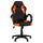 Sedia Gaming 59x120 cm in Similpelle Arancio