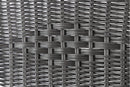 Sedia da Giardino in Polyrattan Soriani Grigio Scuro