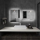 Specchio Bagno con Luci LED  3 Tonalità 70x50 cm Interruttori Touch e Funzione Antiappannamento   