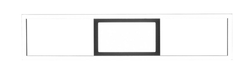 Plafoniera da Interno a LED in Metallo Nero Opaco