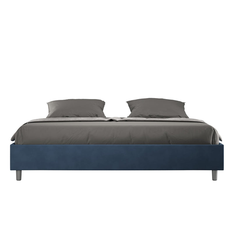 Letto Matrimoniale Extra Large Azelia Blu Varie Misure