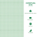 Mini Serra da Giardino 180x90x70 cm in Polietilene Verde