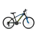 Bicicletta MTB Ragazzo 24” 18 Velocità Progress Giallo o Nero o Rosso