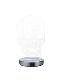 Lampada tavolo da Interno a LED in Metallo Cromo