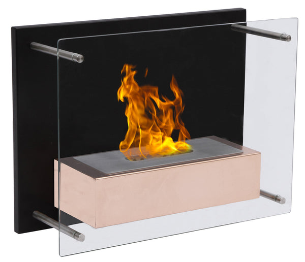 sconto Camino a Bioetanolo da Parete 45x34x16 cm Vannini Fuchs Junior Rosè