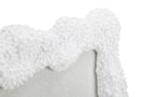 Cornice Corallo 20,5x2,3x25,5 cm in Resina e Vetro Bianco