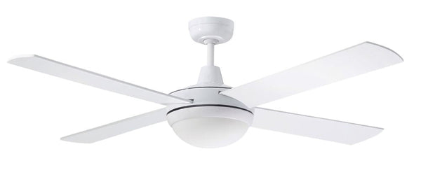 Ventilatore da Soffitto con 4 Pale e Lampada Ø120 cm 3 Velocità Martec Primo Bianco prezzo