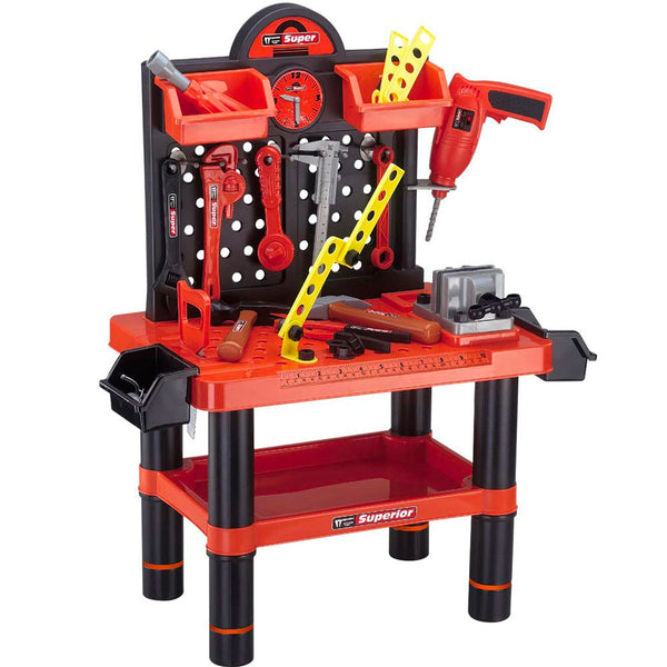 Banco Da Lavoro Per Bambini 54 Pezzi Attrezzi E Accessori Con Trapano Giocattolo online