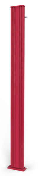 Doccia Solare da Esterno Giardino 30L Miscelatore e Lavapiedi Arkema Spring S Fascia Inox Cherry